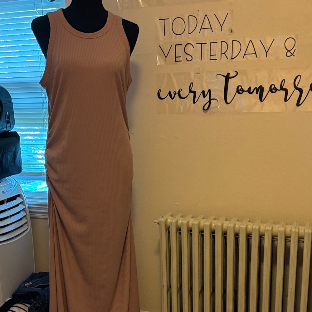 a new day Sleeveless Brown Maxi Dress